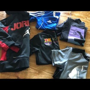 Boys Nike and soccer tee lot